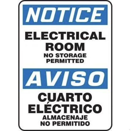 Accuform BILINGUAL OSHA NOTICE Safety Sign SBMELC808VP SBMELC808VP